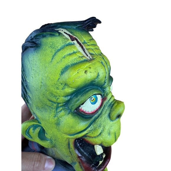 Vintage 90s Paper Magic Group 22" Frankenstein Halloween Decor Latex Prop - Picture 11 of 11